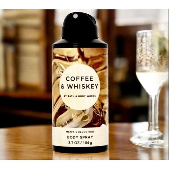 NWT Bath & Body Works COFFEE & WHISKEY Men Collection Body Spray Cologne - Picture 1 of 3